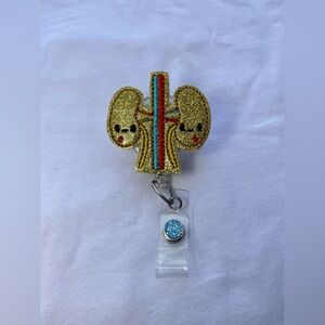 Kidneys and ureters ID retractable badge reel